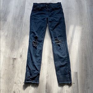 J Brand distressed straight leg jeans